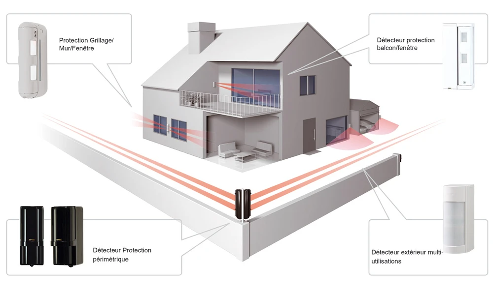 Int&eacute;rieur de magasin avec clients et employ&eacute; en t-shirt noir pr&egrave;s des comptoirs de vente