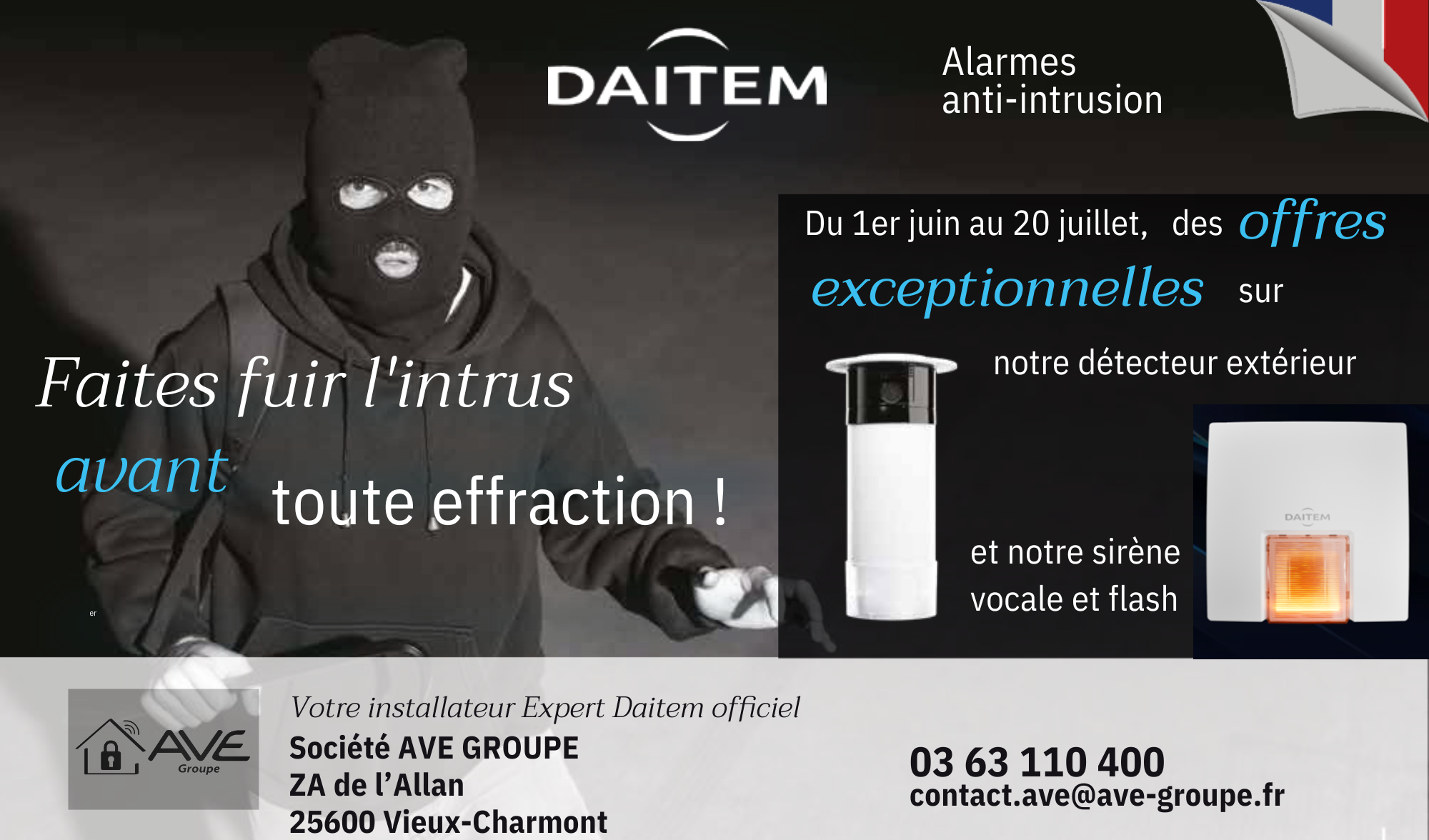 offre alarme ave groupe daitem belfort montbéliard